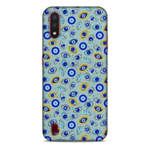 Nazarium (34) Desenli Silikon Kapak Samsung Galaxy A01 Kılıf