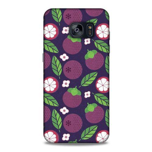 Frutix Mangosteen 01 Samsung Galaxy S7 Edge Kılıf Desenli Silikon