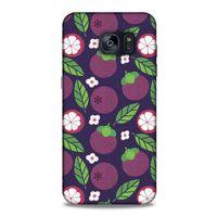 Frutix Mangosteen 01 Samsung Galaxy S7 Edge Kılıf Desenli Silikon