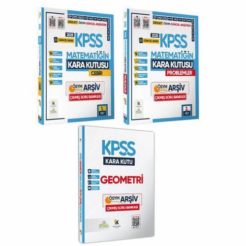 2025 KPSS Kara Kutu Matematik 1 -2 Cilt ve Geometri Çıkmış Soru Bankası Konu Özetli Video/PDF Çözümlü