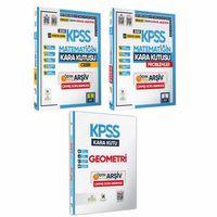 2025 KPSS Kara Kutu Matematik 1 -2 Cilt ve Geometri Çıkmış Soru Bankası Konu Özetli Video/PDF Çözümlü