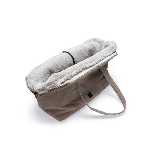 Beeztees DBL Köpek Taşıma Çantası, Yıkanabilir, 6,5Kg'ye kadar, Bej, 48x23x33cm