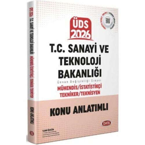 2026 ÜDS T.C. Sanayi ve Teknoloji Bakanlığı Mühendis İstatistik Tekniker Teknisyen Konu Anlatımlı Data Yayınları