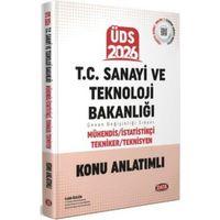 2026 ÜDS T.C. Sanayi ve Teknoloji Bakanlığı Mühendis İstatistik Tekniker Teknisyen Konu Anlatımlı Data Yayınları