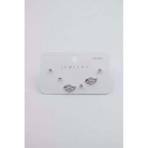 Çoklu Set Küpe - Gümüş