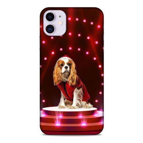 Apple Iphone 11 Kılıf Köpek Kıyafetleri (38) Neo Hybrid Kılıf King Charles Yelek