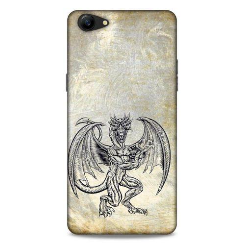 Lopard Oppo A79 Uyumlu Kılıf Tattoo's (30) Silicone Case Şeytan Ejderha