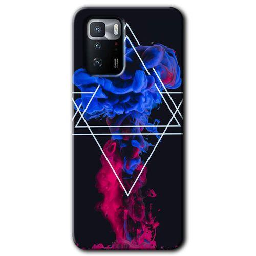 Poco x3 GT Kılıf Baskılı Arka Kapak - Mekanik Duman 1 +Tam Ekran Koruyucu