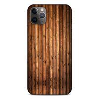 Lopard Apple Iphone 11 Pro Max Uyumlu Kılıf Wood'X (9) Kılıf Baskılı