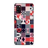 Samsung Galaxy A41 Uyumlu Kılıf Insomnia (26) Tpu Silikon Kılıf Kırmızı Krem