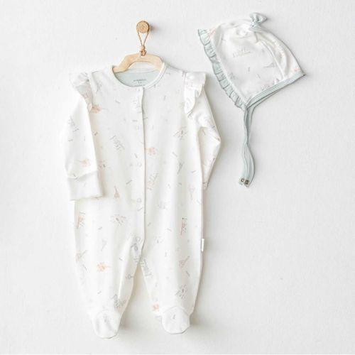 Andywawa Andywawa AC25510 Love Family Bebek Tulum Takım Ekru