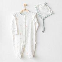 Andywawa Andywawa AC25510 Love Family Bebek Tulum Takım Ekru