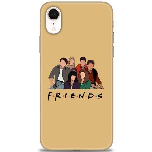 iPhone XR Kılıf HD Baskılı Kılıf - Friends + Tam Ekran Koruyucu