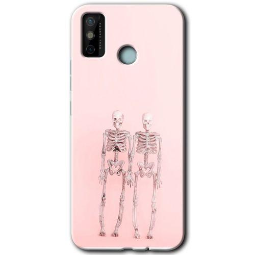 Potkal Hediye Fabrikası Tecno Spark 6 Go Kılıf HD Desen Baskılı Arka Kapak - Kırmızı Gül