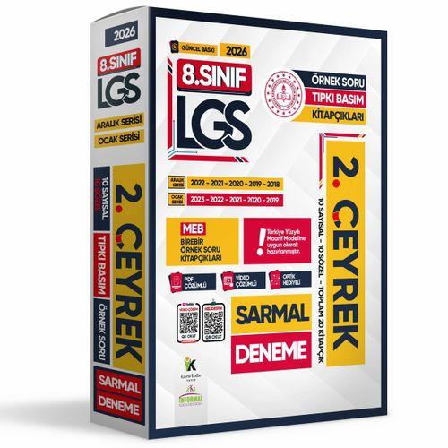 2026 8 Sınıf LGS 2 ÇEYREK Aralık-Ocak Ayı MEB Örnek Soru Tıpkı Basım Sarmal Deneme Paketi Çözümlü
