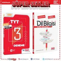 Sınav Yayınları TYT Tamamı Video Çözümlü 3 Deneme ve AKM Dil Bilgisi Soru Bankası Seti 2 Kitap