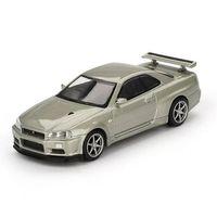 Mini GT 1/64 Nissan Skyline GT-R (R34) V-Spec II Nür Millenium Jade