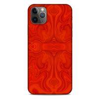 Mermer Desenli (39) Tema Liquid Crystal Kılıf Falu Kırmızı Apple Iphone 11 Pro Max Kılıf