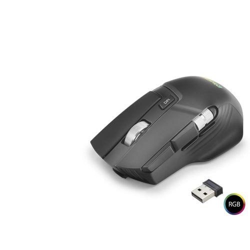 W13 Kablosuz Gaming Mouse Dual Mod 10000 Dpi 10 Tuş 1000 Hz Rgb - Siyah