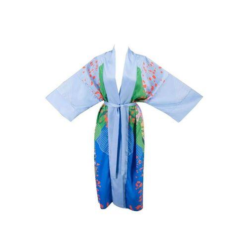 Mayovera  Tasarım VERA BOHEME  Blue Dream Kimono Plaj Elbisesi