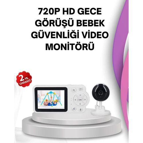 Gece Görüşlü Bebek Kamerası Ninni Ve Alarm Özellikli