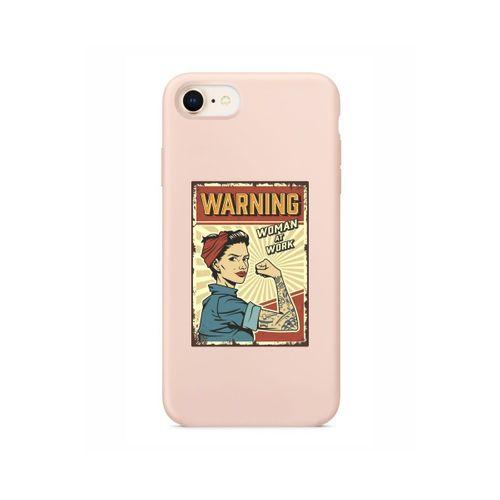 iPhone 7 Women At Work Pembe Lansman Kılıf