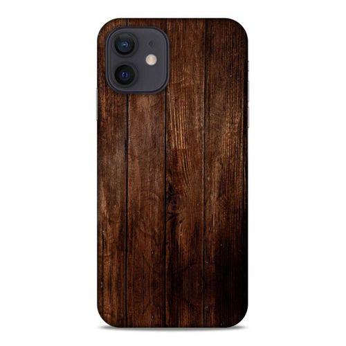 Lopard Apple iPhone 12 Uyumlu Kılıf Wood'X (5) Koruma Kabı Baskılı