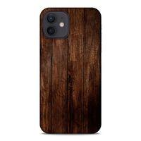 Lopard Apple iPhone 12 Uyumlu Kılıf Wood'X (5) Koruma Kabı Baskılı