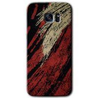 MRCİLETİSİM MRCİLETİSİM Samsung Galaxy S7 Edge Kılıf HD Desen Baskılı Arka Kapak + Temperli Cam - Kumaş Deseni 6