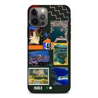 Lopard Apple iPhone 12 Pro Uyumlu Kılıf Şehirli ※ (48) Muğla Bumper Kılıf