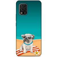 Animax Pug Plajda Xiaomi Mi 10 Lite Kılıf Desenli Silikon