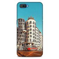 Oppo Realme C2 Kılıf Dünya Mimarisi (35) Fit Design Kılıf The Dancing House Çekya