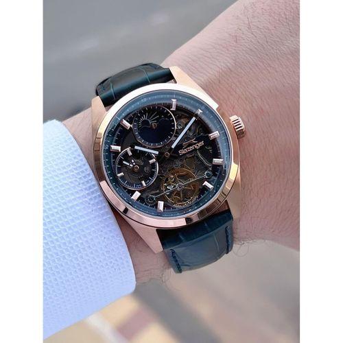 Slazenger Otomatik Seri Mehtap Ve Güneş Kadranlı İtalyan Bileklik Hediyeli Erkek Kol Saat ESL.2559.6