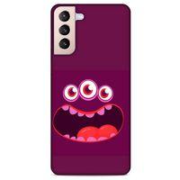Lopard Samsung Galaxy S21 Plus Uyumlu Kılıf Emojix (97) Crystal Flex Kılıf