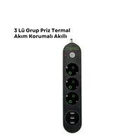 3 Usb Portlu Üçlü Priz Cxe103