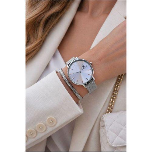 Daniel Klein 2 Yıl Garantili Hasır Çelik Kordon 3 Atm Suya Dayanıklı Kadın Kol Saati HS12809.2