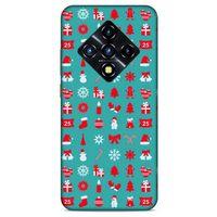 İnfinix Zero 8 Kılıf Yılbaşı Süsleri (13) Silikon Kap