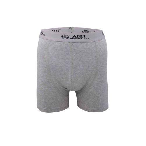 Kısa Paça Likralı Erkek Boxer Gri - 1115A