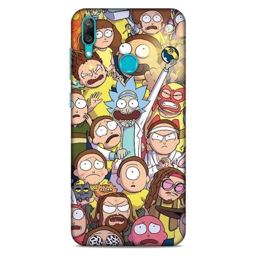 Huawei Y7 2019 Uyumlu Kılıf Rick And Morty (34) Slim Armor Kılıf Manager Morty