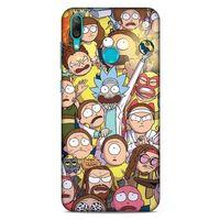 Huawei Y7 2019 Uyumlu Kılıf Rick And Morty (34) Slim Armor Kılıf Manager Morty