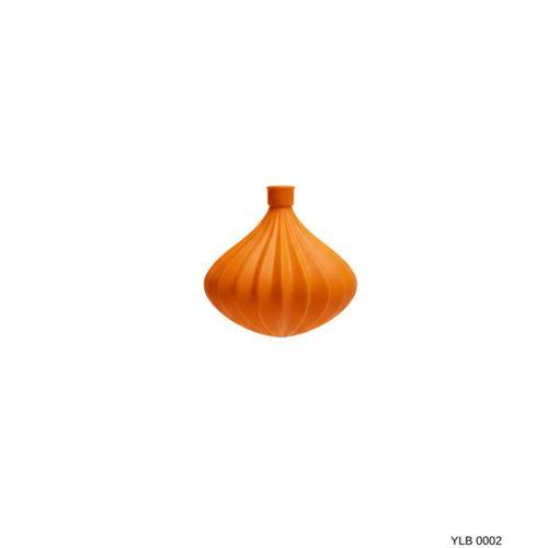 Turuncu Spiral Desenli Büyük Boy Dekoratif Yılbaşı Süsü