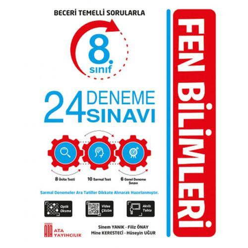 8. Sınıf Fen Bilimleri Beceri Temelli Sorularla 24 Deneme Ata Yayıncılık