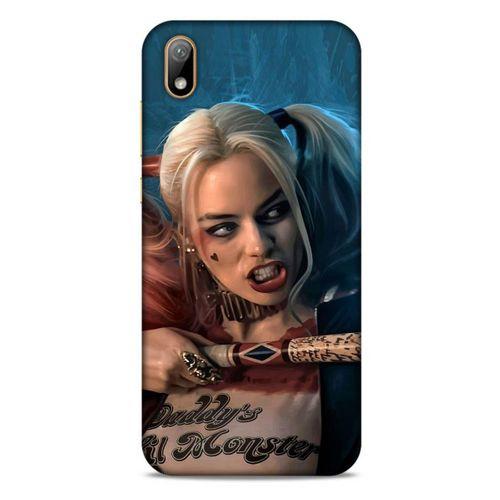Huawei Y5 2019 Uyumlu Kılıf Harley Quinn (13) Silikon Kap Mavi