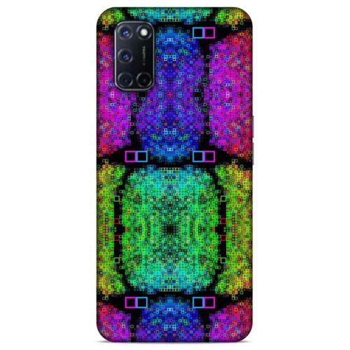 Lopard Oppo A92 Uyumlu Kılıf PiXel (17) Tasarım Kılıf Piksel Blok