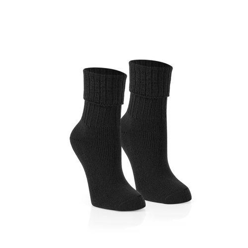 3'lü Kışlık Kadın Yün 'lü Uyku Çorabı SOFT TOUCH