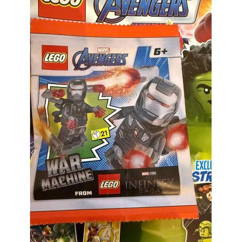 Lego Marvel Avengers Aylık Dergi 02-2025 - Flemenkçe (War Machine Figür)