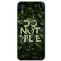 Huawei Y6 2019 HD Baskılı Kılıf + 9D Tam Ekran Koruyucu - Do Not Hide