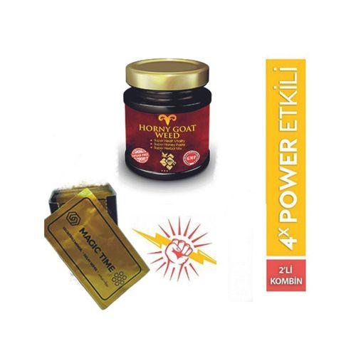 Horny Goad Weed Azgın Keçi Otu Macunu 230gr + Delay Mendil Hediye 2 adet