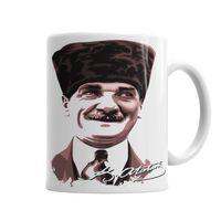 Mustafa Kemal  Atatürk  Kupa Bardak Porselen
