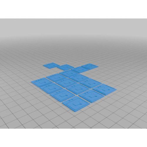 4 CMBG PSYOPS Coy ORBAT Jetonları 3D Baskı (Bu ürün Sadece Plastik parçadır - Almadan Önce Soru Sorabilirsiniz)